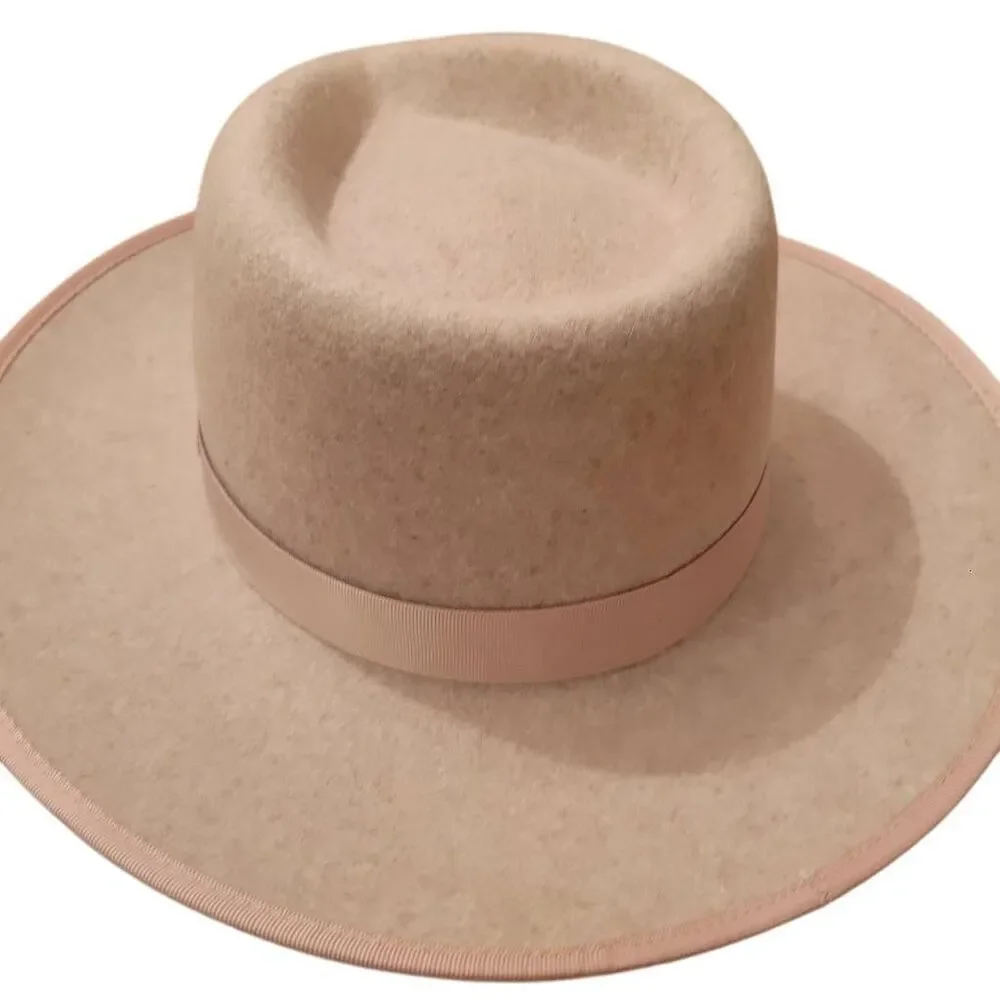 Gigi Pip Women's Tan Australian Wool Monroe Rancher Hat